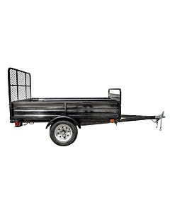 4.5 ft. x 7.5 ft. Single Axle Utility Trailer with Drive-Up Gate