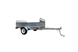 Reconditioned 4.5 ft. x 7.5 ft. Galvanized Single Axle Multi-Utility Trailer